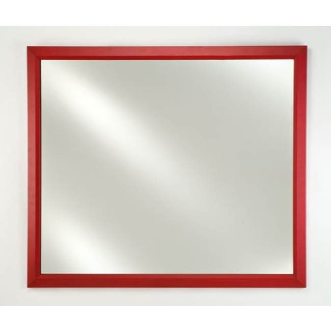 Afina Corporation Framed Mirror 20X30 Colorgrain Red Plain